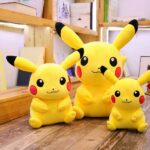 Pikachu plush in various sizes