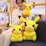 Pikachu plush in various sizes