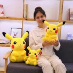 Pikachu plush in various sizes