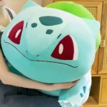 Peluche grand oreiller Bulbasaur Peluche Pokemon a7796c561c033735a2eb6c: Bleu