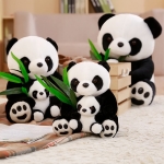 Mummy and baby panda plush toy Animal Plush Panda Material: Cotton