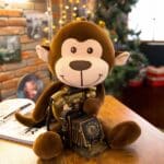 Cute Monkey Pillow Plush Monkey Plush Animals a7796c561c033735a2eb6c: Brown