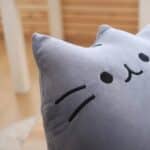 Cute cat pillow grey plush Animal Plush Cat 87aa0330980ddad2f9e66f: 40x30cm