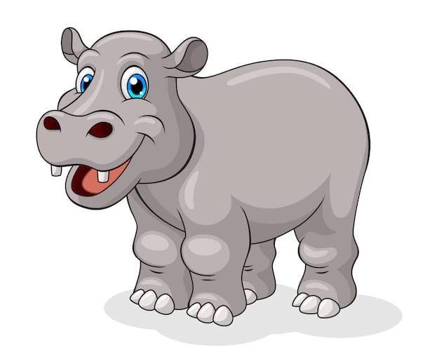 Hippopotamus pillow plush white Hippopotamus plush Animals a7796c561c033735a2eb6c: White