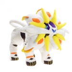 Pokémon Solgaleo plush on white background
