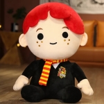 Ronald Harry Potter giant plush in front of a sofa