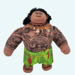 Fully tattooed Moana Maui plush from the Disney cartoon