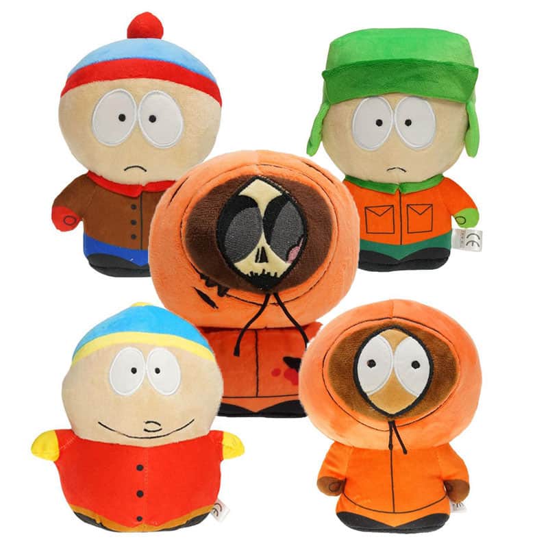 South Park plush with white background