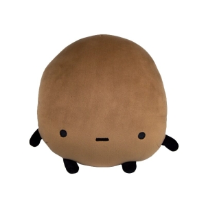 Cute potato pillow in brown