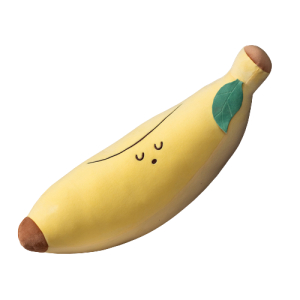 Sleeping yellow banana doll