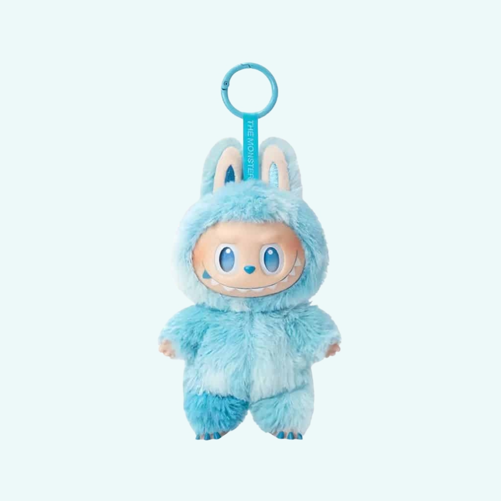 Pop-colored Labubu-style plush keychain • Magic Plush