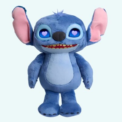 Interactive Talking Stitch Plush with LED Eyes