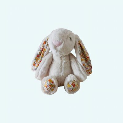 Bunny Plush with Floral Ears