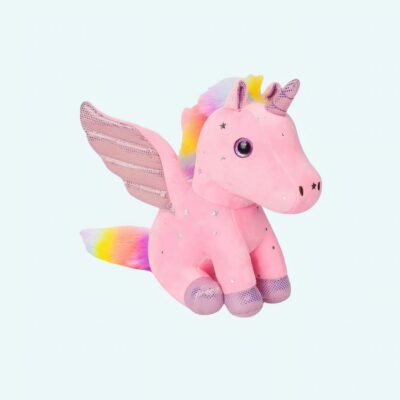 Magic Plush Unicorn with Shimmering Wings