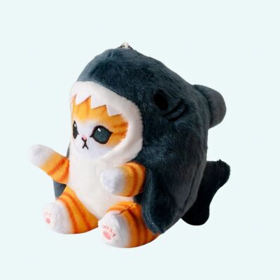 Little Cat Dressed as a Shark Stuffed Animal