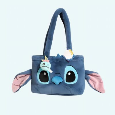 Stitch Head Plush Bag