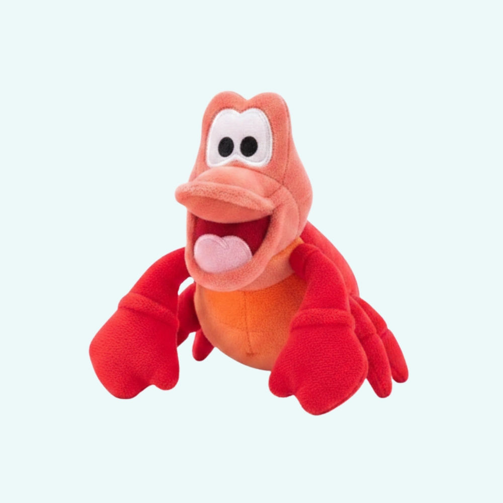 Sebastian Magnetic Shoulder Plush – The Little Mermaid IMG 04 2026 Peluche aimantee epaule Sebastien La Petite Sirene 1