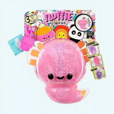Fluffie Stuffiez Pink Axolotl Stuffed Animal