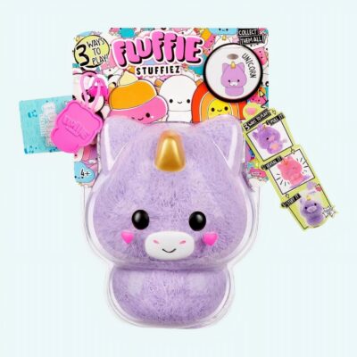 Fluffie Stuffiez Purple Unicorn Stuffed Animal