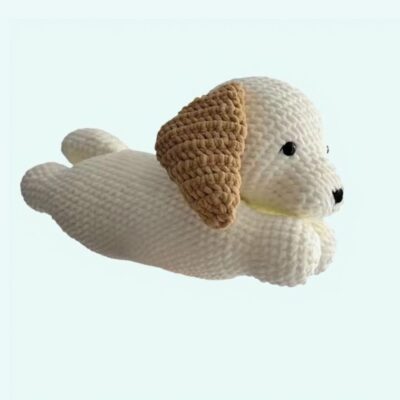 Crochet Dog Pillow Stuffed Animal