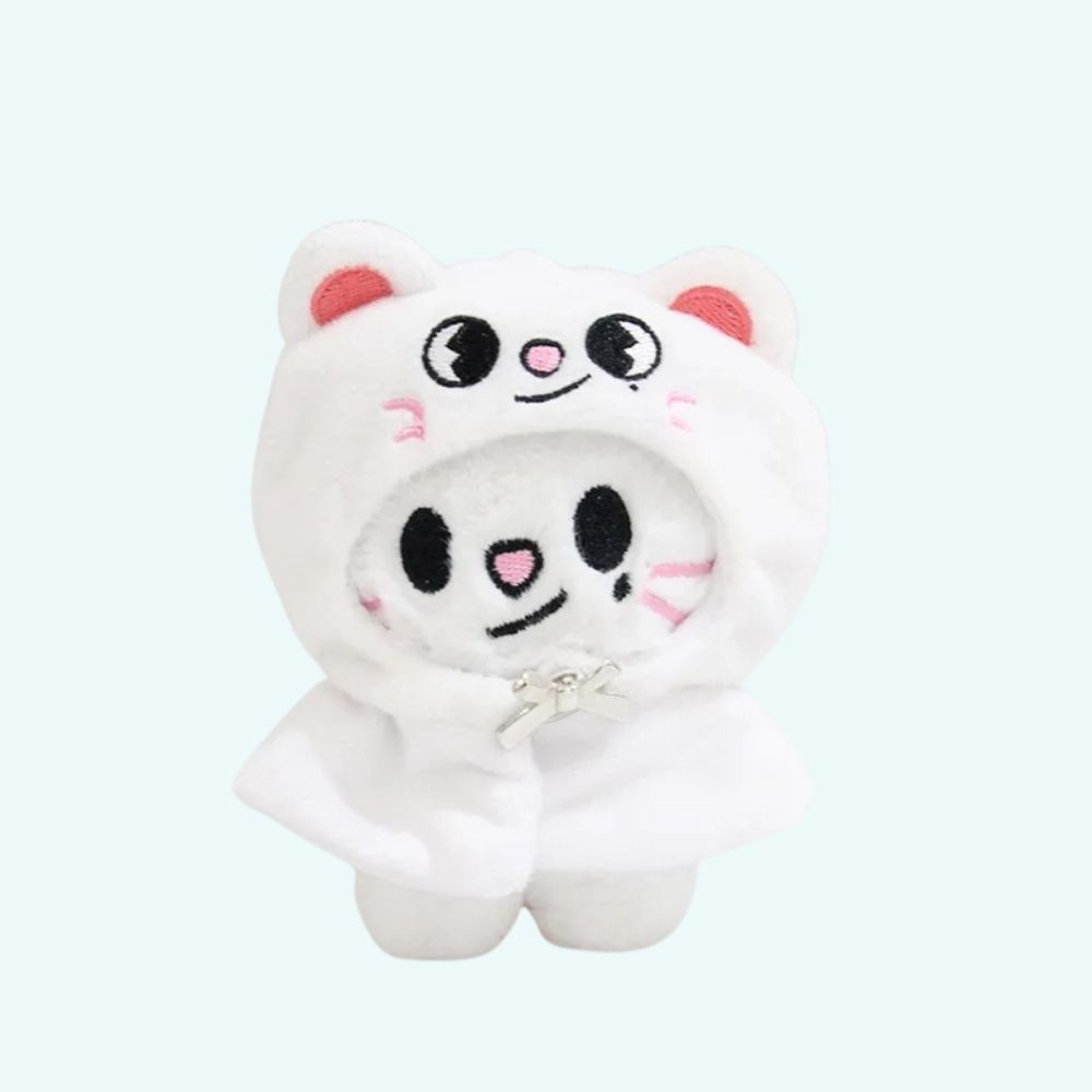 Stray Kids Hyunjin Cute Ferret Kawaii Plush IMG 09 2025 Peluche Stray Kids du furet mignon de Hyunjin style kawaii 7