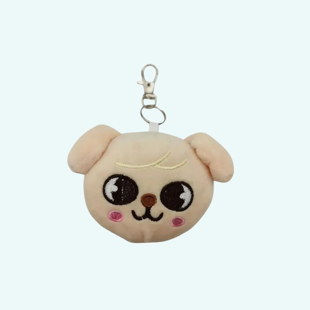 Stray Kids Seungmin Kawaii Dog Keychain Plush IMG 09 2025 Peluche Stray Kids Seungmin porte clef chien kawaii 5