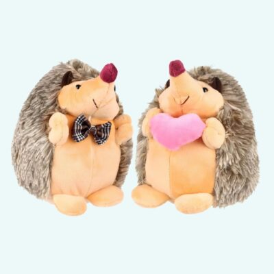 Hedgehog Couple in Love Plush