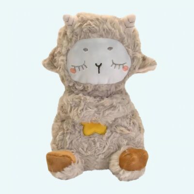 Breathing Sheep Plush with Soothing Lullaby