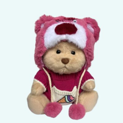 Nino - The Handmade Jointed Teddy Bear with Lotso Costume