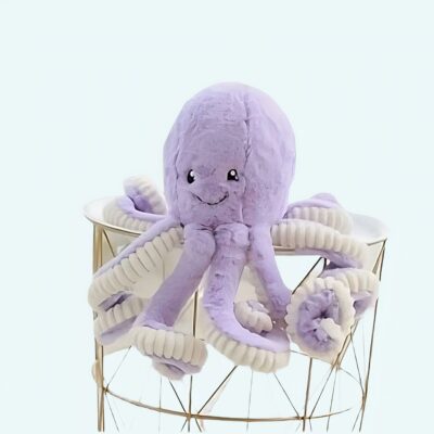 Gift - Super Cute Purple Octopus Stuffed Animal 7 inches