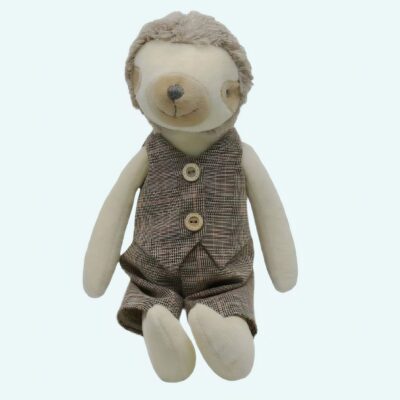 Mr. & Mrs. Beige Sloth Stuffed Animal Set