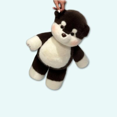 Running Husky Dog Plush