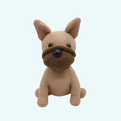 Crochet Bulldog Stuffed Animal