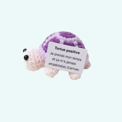 Positive Crochet Turtle Stuffed Animal
