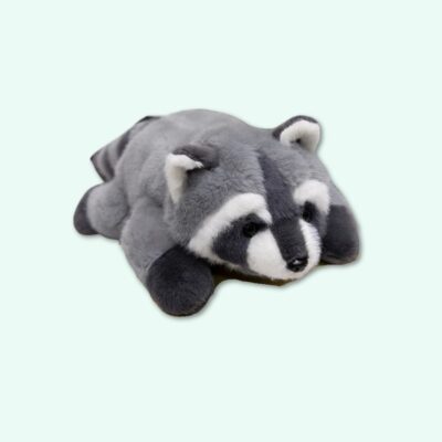 Weighted Gray Raccoon Stuffed Animal
