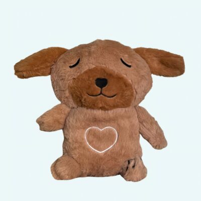 Breathing Dog Night Light Stuffed Animal