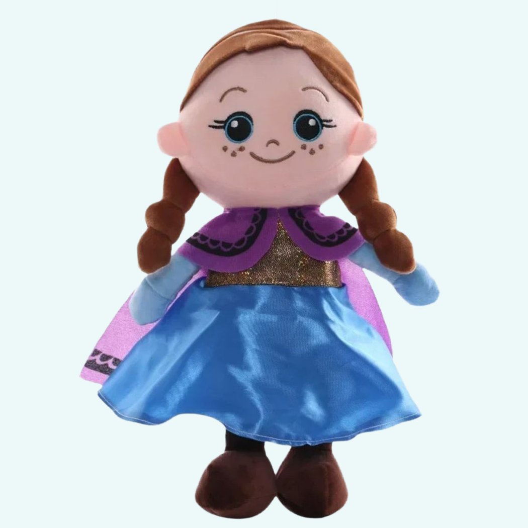 Anna Rag Doll Style Stuffed Animal img 11 2024 Peluche Reine des Neiges style poupee de chiffon 3