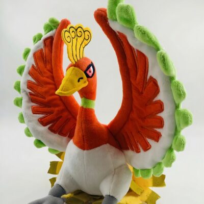 Pokémon Ho-Oh Green Stuffed Animal
